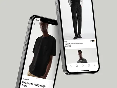 Clothing Store App app app design brand clean clothes e commerce ecommerce app fashion ios light minimal mobile online store shop shop app shopping app store ui ux wear