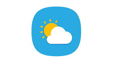 Weather app branding design flat icon illustration logo minimal ui ux vector weather weather app