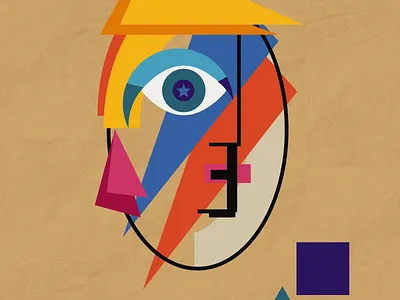 Bauhaus Lady abstract art bauhaus lady shapes