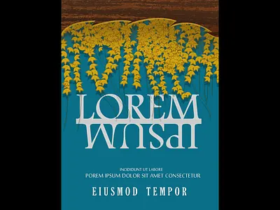 Book cover design mockup