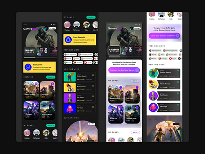 Game Store Concept Work app branding ui ui design