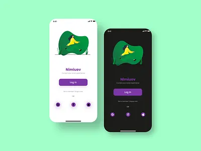 Login screen branding green illustraion login login screen sign in signup simplistic ui design ux