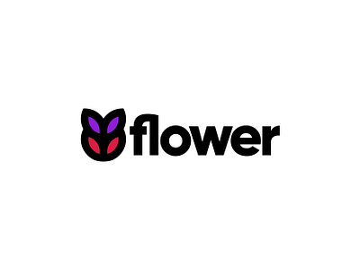Flower. branding design logo logodesign minimal monogram vector