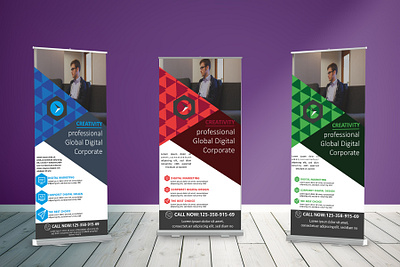 Rollups design branding roll rollup rollup banner