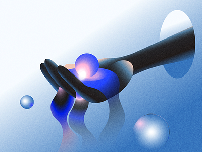 love gradient illustration