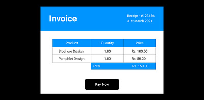 Invoice daily 100 challenge dailyui dailyuichallenge design dribbble figma design figmadesign ui ui design uidesign