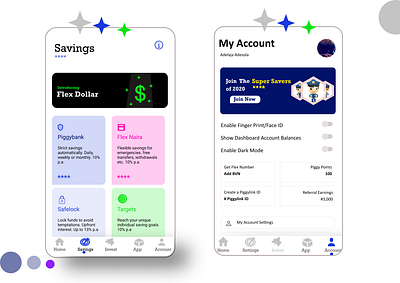 Piggyvest app design mobile ui ux