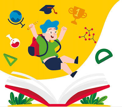 happy learning books happy illustration learn изобразительное искусство иллюстрация персонаж