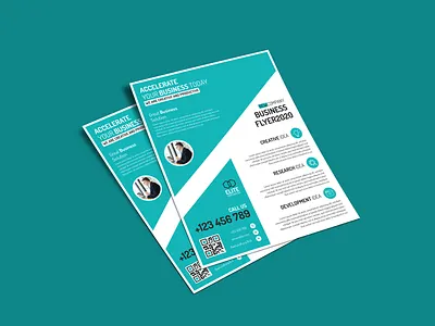 Flyer - Elite abstract branding brochure business clean corporate creative design digital flyer flyer free psd graphic leaflet marketing minimalist modern poster professional vector