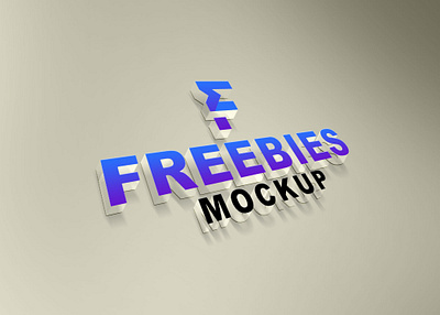 New Transparent 3D Logo Mockup 2021 design free free mockup graphic mockup new premium psd psd mockup