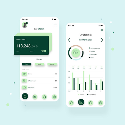 App Wallet app app design application design illustration logo mobile ui wallet