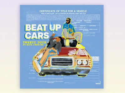 Cover Art - TwentyDuce x Mick Jenkins branding concept cover cover art design graphic design illustration music typography web3