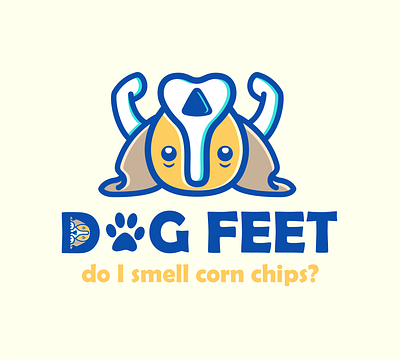 Dog Feet || Logo Design Work. branding graphic design logo