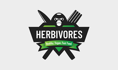 Herbivores || Food Logo || Logo Design Work. branding design graphic design illustration logo typography vector