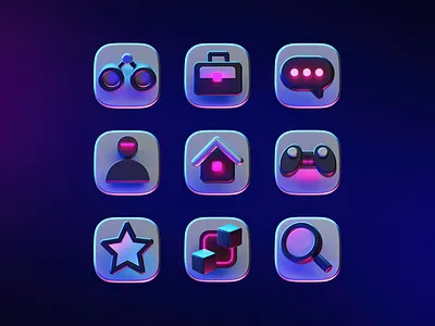 Dark mode on 3d app c4d coronarender darkmode illustration ionset ui