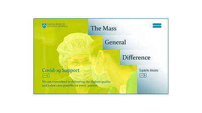 Mass General Hospital Web reDesign branding covid19 design graphic design hospital hospital website minimal redesign concept ui design ux design web design website redesign