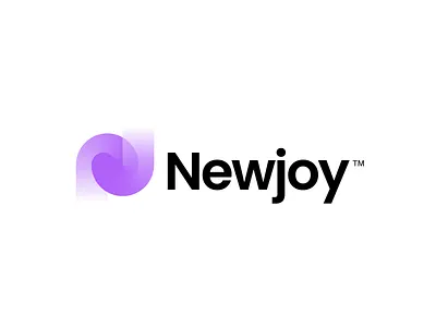 Newjoy brand identity branding design fintech joy logo logo design logo designer logos minimal logo n n letter n logo overlay simple logo symbol tech logo transparency