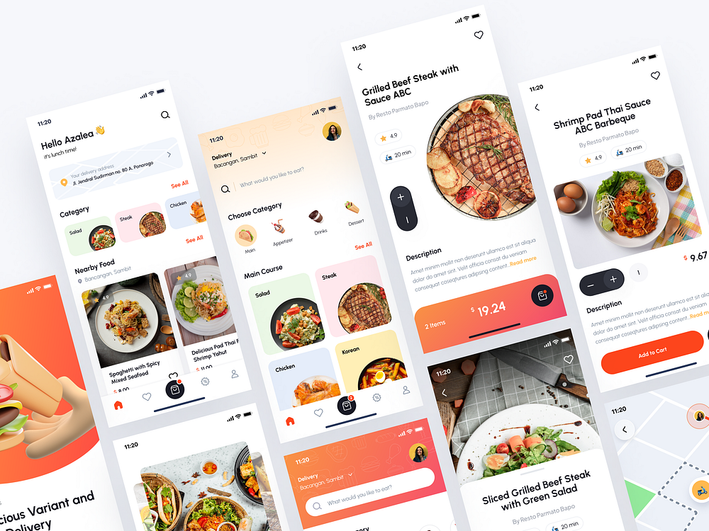 Food Recipe App by Rafif Fauzi for Sans Brothers on Dribbble