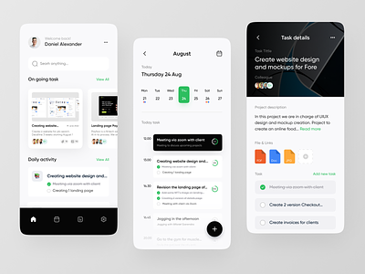 Taskku ~ Productivity Mobile App 🏃‍♂️ app app design clean daily task flutter ios mobile app productivity productivity app project management task task app task management task manager to do to do app ui user interface ux