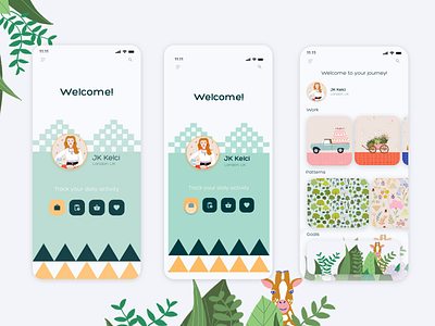 Your Journey App Design adobexd app app design app designer app icon app ui design art designer digital illustration digital painting digitalart icons illustraion illustration art illustrations illustrator ui ui ux ui design ui designer