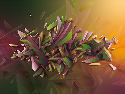 Atos Oòrùn digitalart graffiti graffiti art graffiti digital illustration letters vector