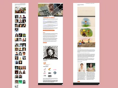 iamnotavirusaustralia.org.au Part 2 design graphic design ui ux web web design website website design