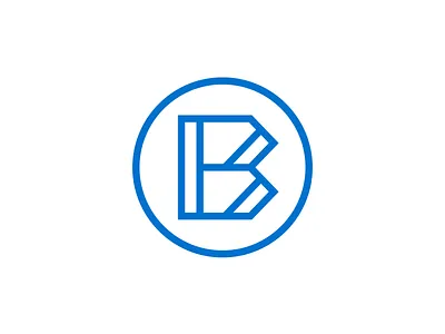 Big Dreams Realty - Icon b blue brand branding business company concept design houses icon identity letter logo luxury minimal ollerweb real estate realty simple structure
