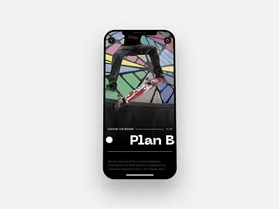 Skateboarding Store Mobile UI after effects app art direction concept design digital figma inspiration mobile ui skate skateboard skateboarding skater ui user experience user interface ux