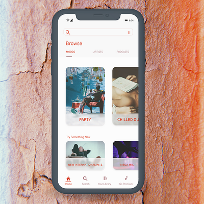 Music Play - Home Page app