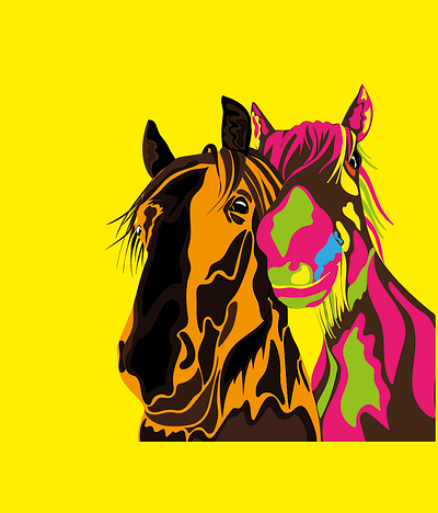 Hors art artist horse иллюстрация