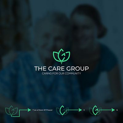 Senior Care Logo branding design graphic graphicdesign illustration logo logo design logodesign logotype senior care logo senior care logo