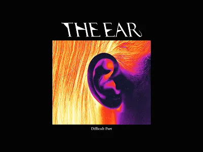 The Ear brutalism brutalist design design ear infrared parts photoshop streetwear unforgettable
