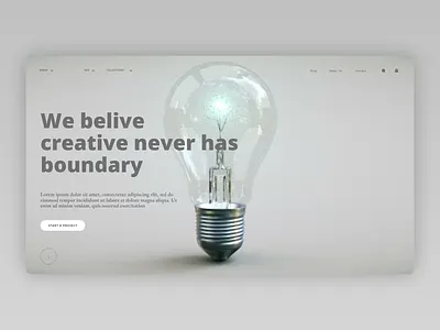 Creative ideas Landing Page app design ui ux web
