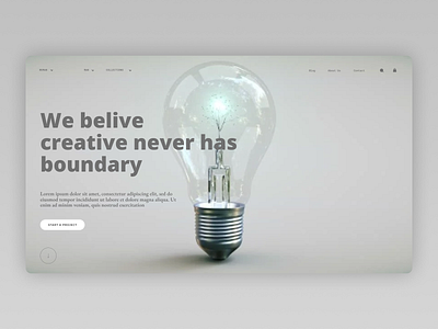 Creative ideas Landing Page app design ui ux web