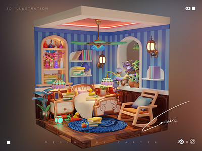 Dream house-05 blender3d