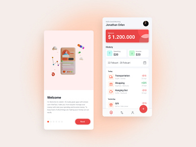 Money Management clean design finance finance app mobile app mobile design mobile ui money app money management ui design