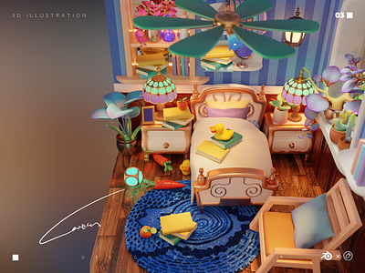 Dream house-07 blender3d