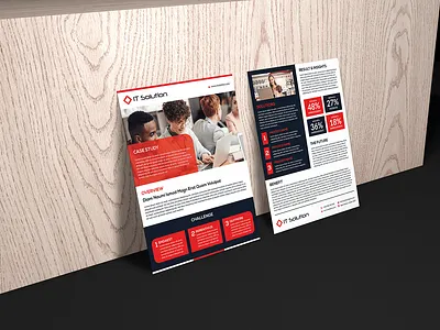 Flyer - IT Solution abstract adobe illustrator adobe photoshop brochure business corporate creative design free psd graphic layout leaflet marketing modern print professional vector