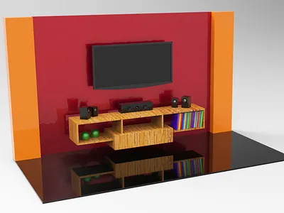3d Wall table