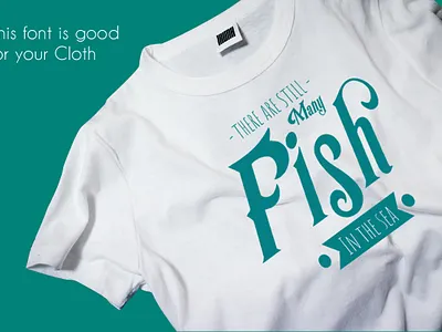 Cloth - Kekfish Display Font branding cloth design fish fish logo fisherman font font awesome font design font family fonts illustration logo sea seafood seafood restaurant typography