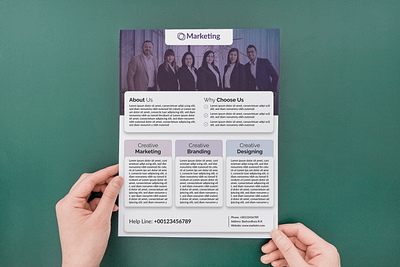 Flyer - Marketing abstract adobe illustrator adobe photoshop brochure business corporate creative design flyer graphic layout leaflet marketing modern print professional promotional psd vector