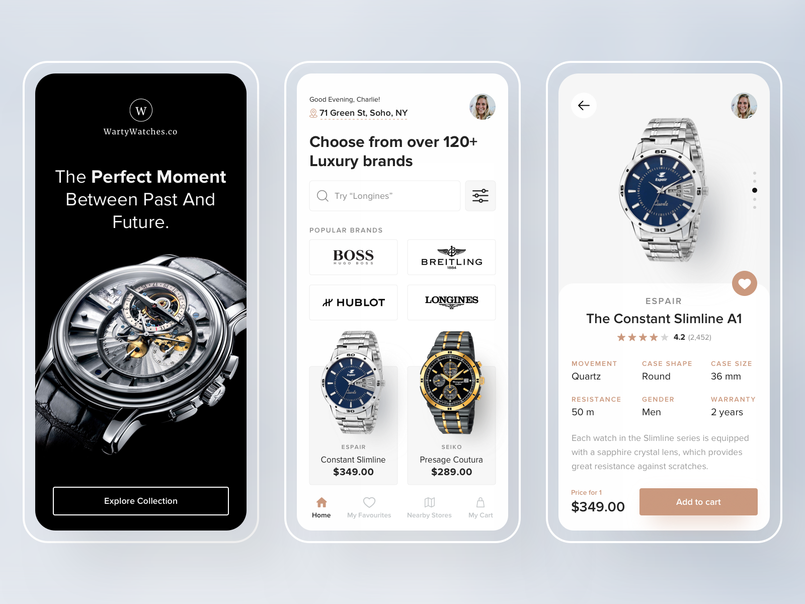 Example of Ecommerce Mobile App Design