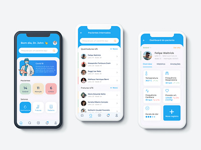 Robodoc Medical Assistant UI App by Felipe Waltrick on Dribbble