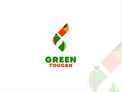 Creative Modern Minimalist Logo Design | GREEN TOUCAN branding branding design business logo creative design eco friendly graphic design green icon illustration logo logo design minimal logo minimalist logo modern nft pictorial logo s toucan ui