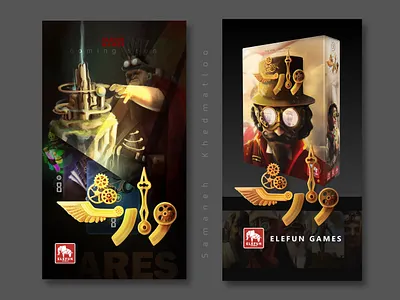 Vares Bordgame Posters art boardgame boardgameart digital illustration digitalart digitalpaint game poster gameart gamedesign