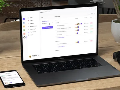 Simple Clean Team Chat b2b clean hackernews interface design saas software ui
