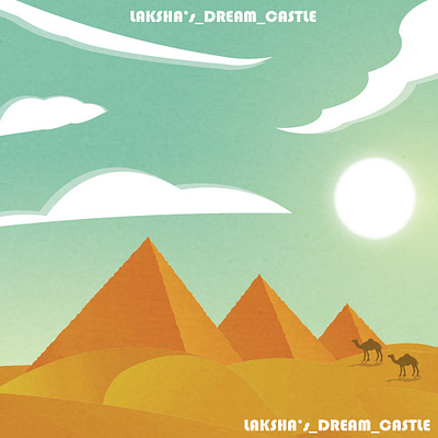 Desert art design illustration illustration design illustrator vector