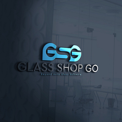 GSG Logo 3d logo branding design glass logo graphic graphic design logo logodesign