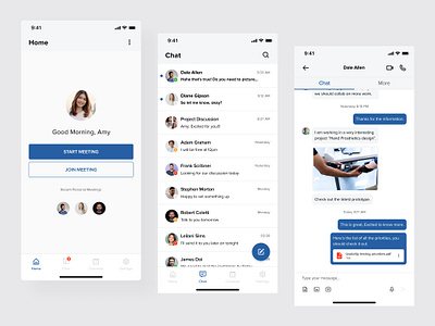 Business Mobile App app app design apple application apps apps design chat clean minimal ui ui ux ui design uidesign uidesigner uiux uiux design uiux designer uiuxdesign uiuxdesigner ux