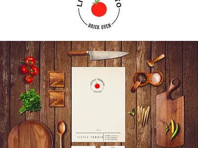 Little Tomato Logo branding design food and drink food logo graphic graphicdesign logo logo design logodesign logotype tomato logo